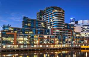 Docklands apartment with water views