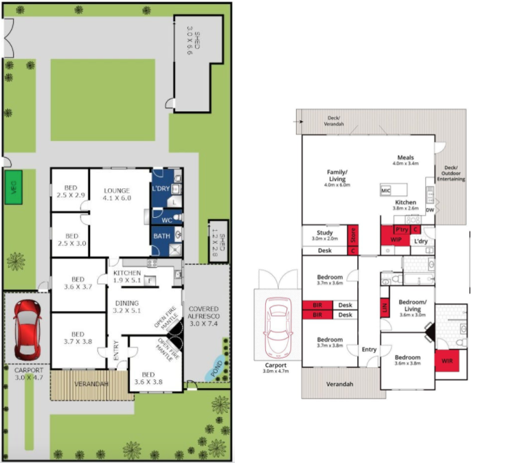 Donald Floorplans