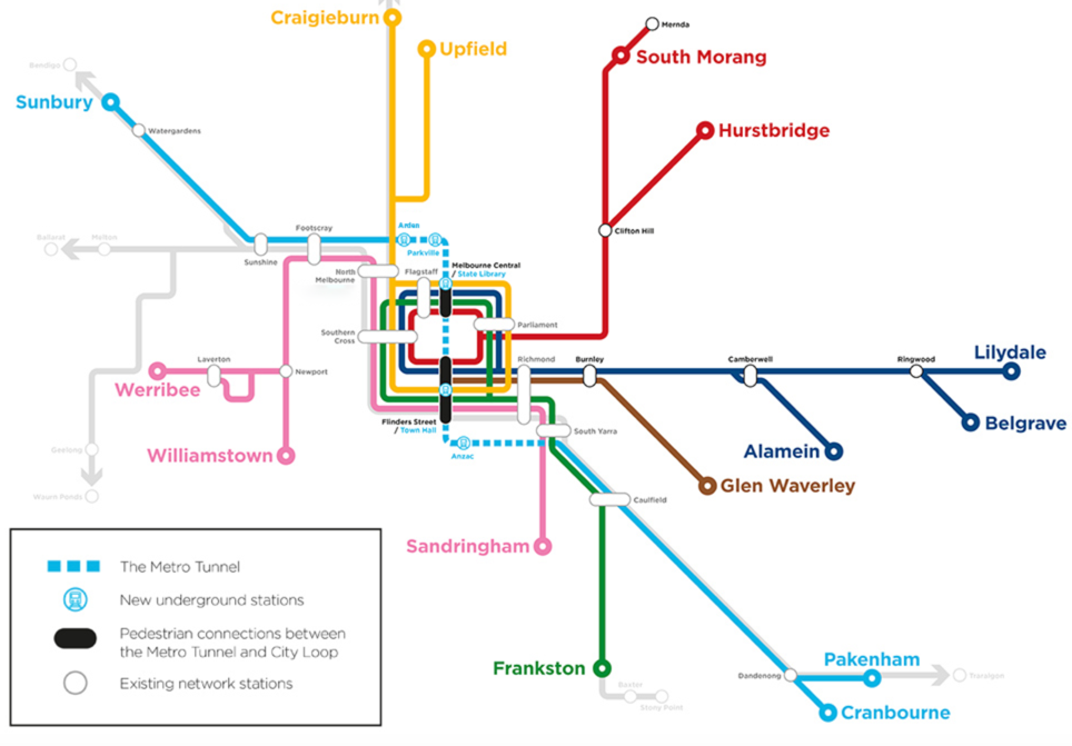 Metro Rail Map