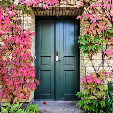 Leafy Front Door