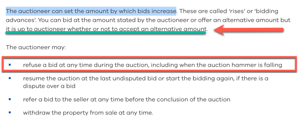 Auction Rules 1