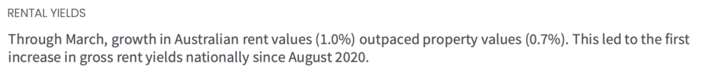 Rent Yield Quote