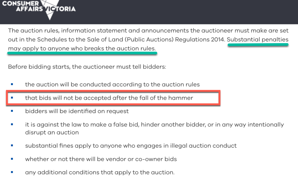 Auction Rules