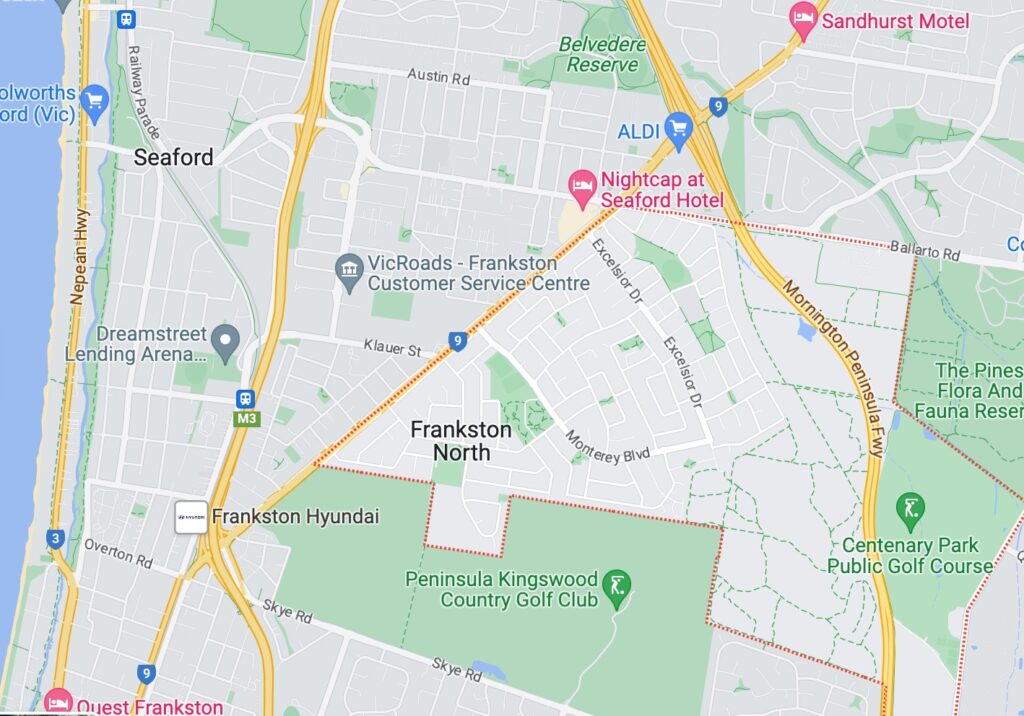 Frankston North Map